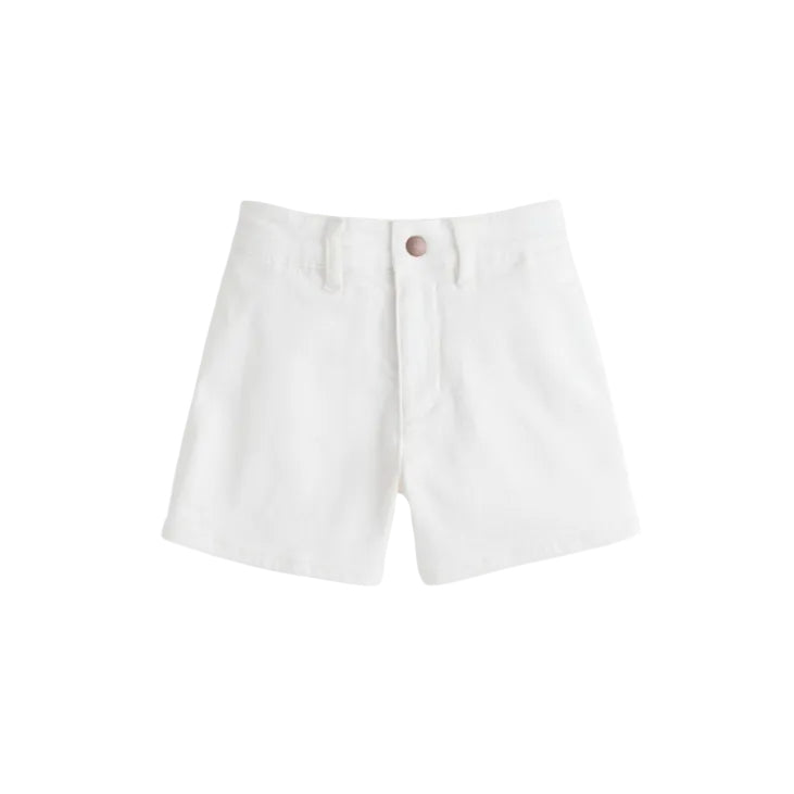 Denim Shorts- Ivory Denim