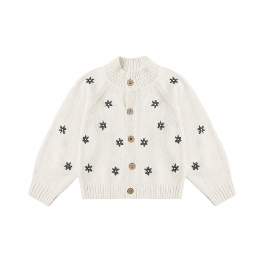 Tulip Cardigan Midnight Daisy