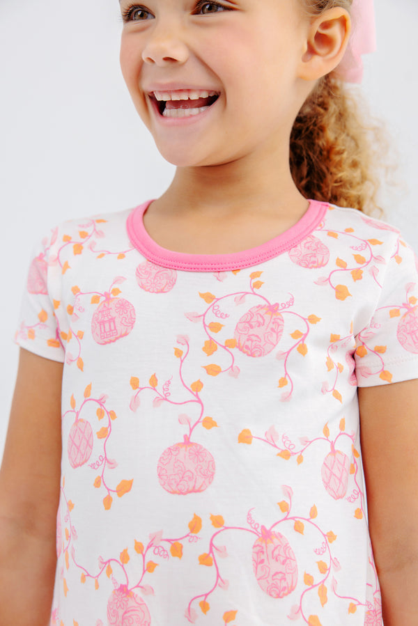 Polly Play Dress, Gourd-geous (Palmetto Pearl)/Romany Rose