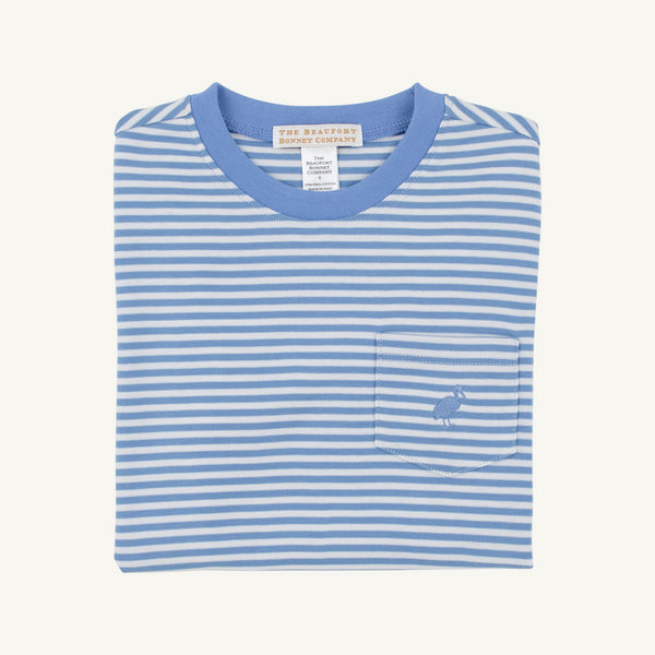 Carter Crewneck-Sunrise Blvd Blue Stripe/Sunrise Blvd Blue