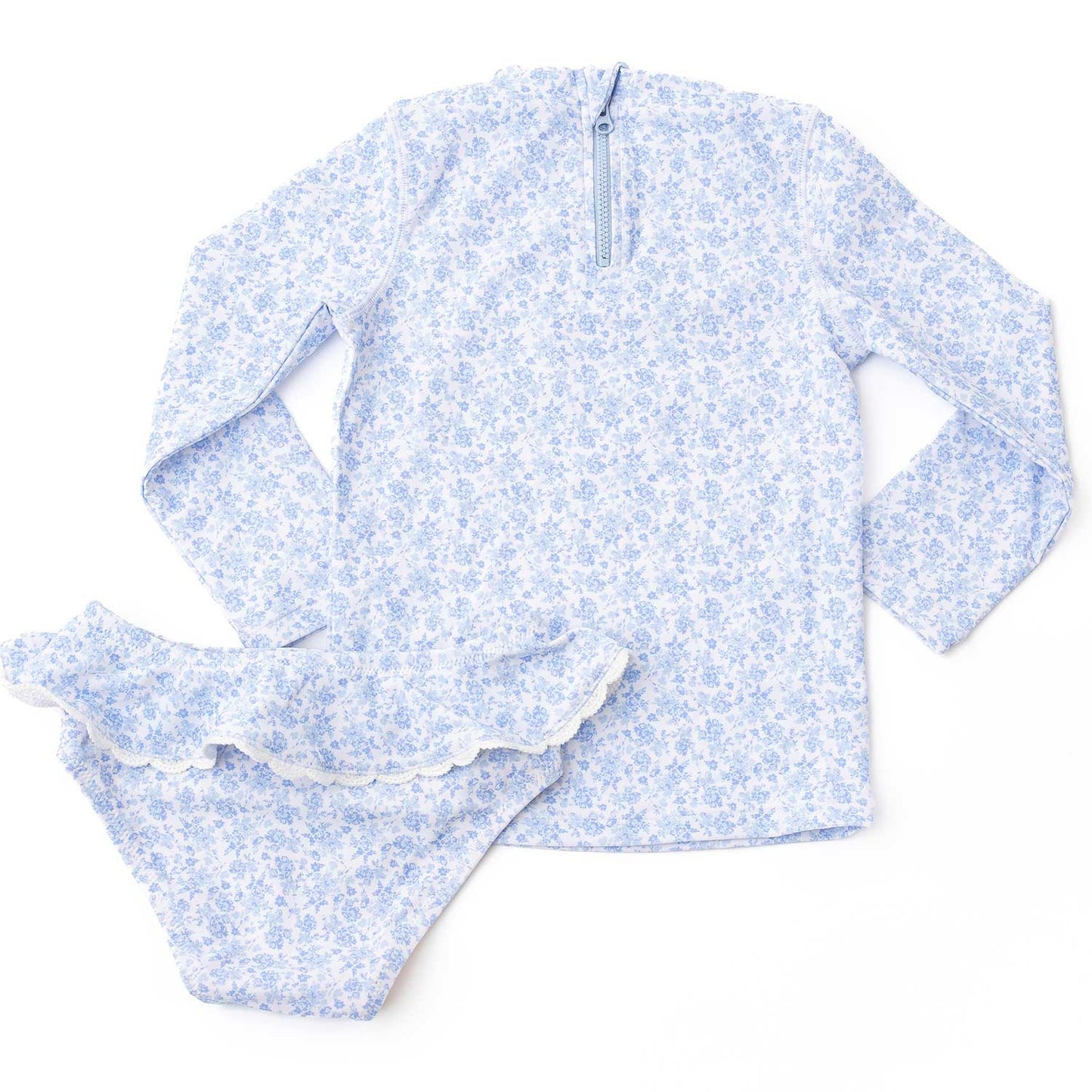 Coastal Gardens Girls Rashguard Swim Set