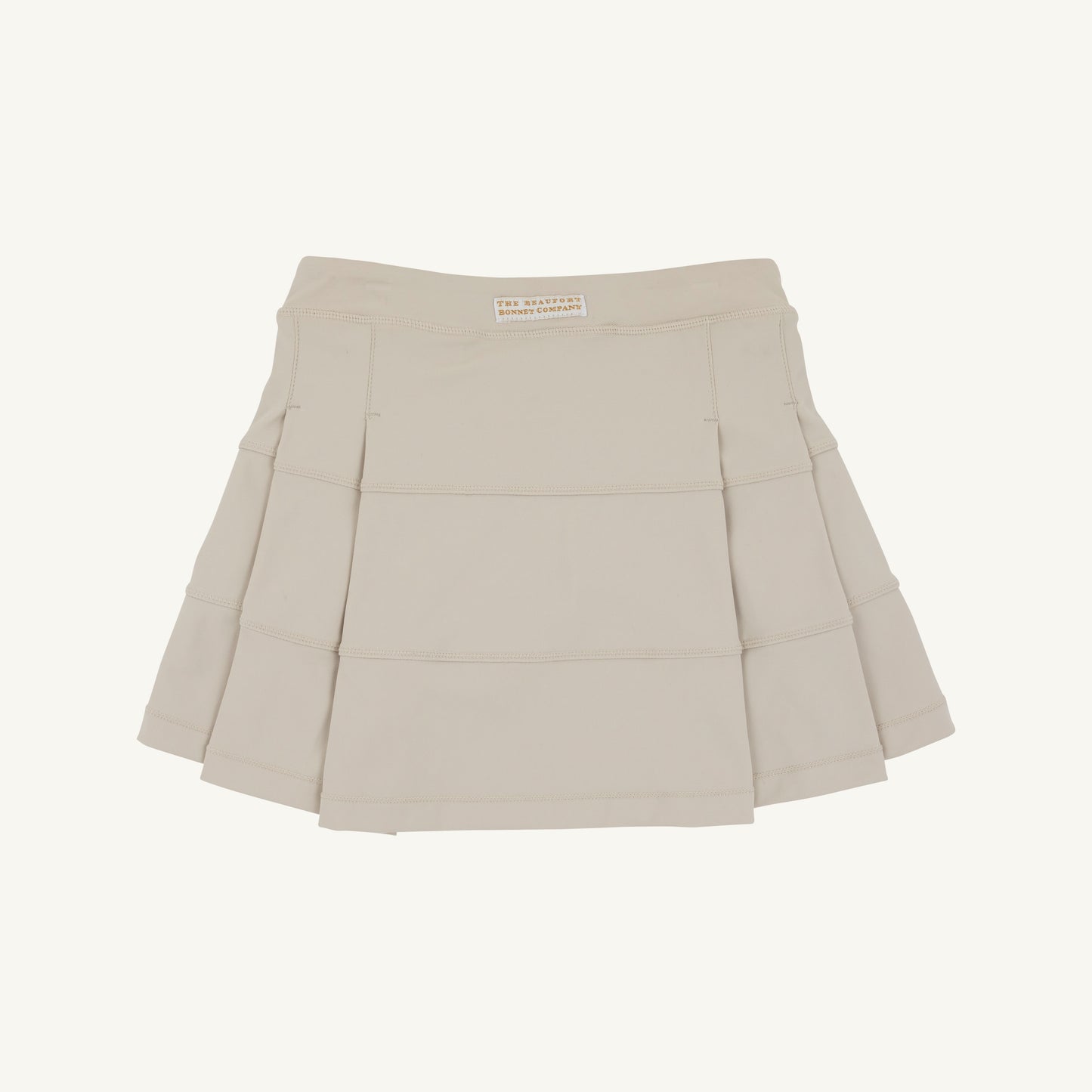 Prepletic Prep School Skort-Keeneland Khaki/Palmetto Pearl