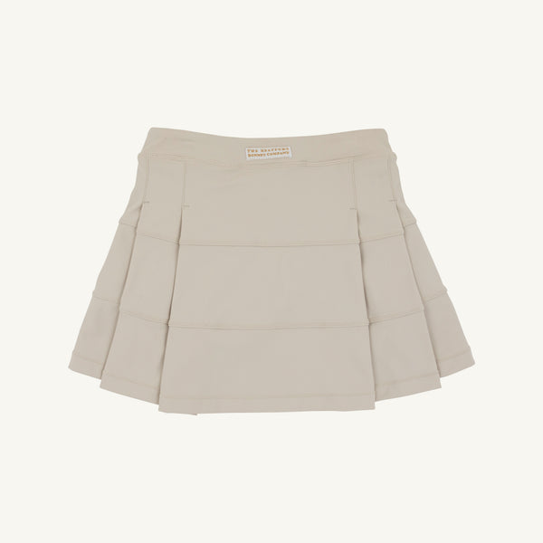 Prepletic Prep School Skort-Keeneland Khaki/Palmetto Pearl
