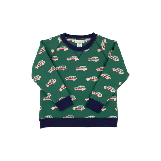 Smitty Sweatshirt, Windsor Wagon (Grier Green)/Nantucket Navy
