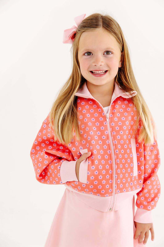 Prepletic Jules Jacket, Mill St Manor Floral/Sandpearl Pink