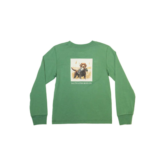 LS Graphic Tee- Lab with Duck