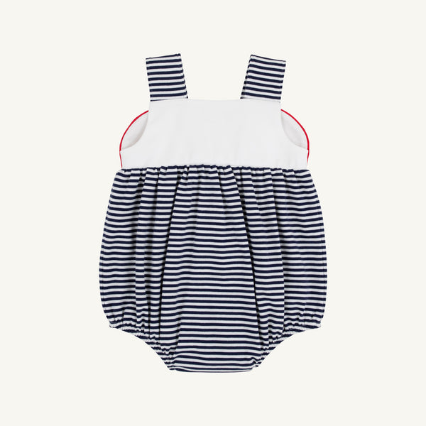 Bingham Bubble-Pima, Nantucket Navy Stripe/White/Richmond Red