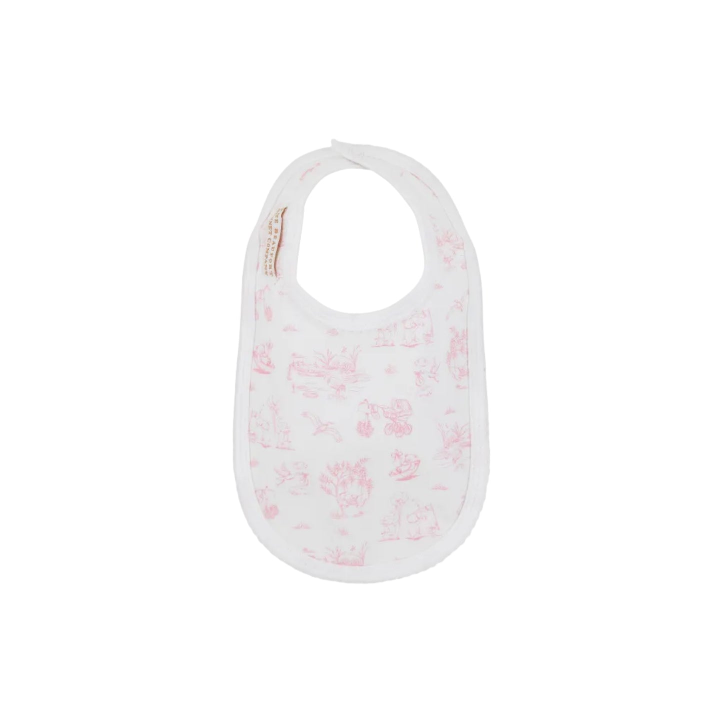Burp Me Bib,	 Sir Propers Sweet Arrival (Hamptons Hot Pink)