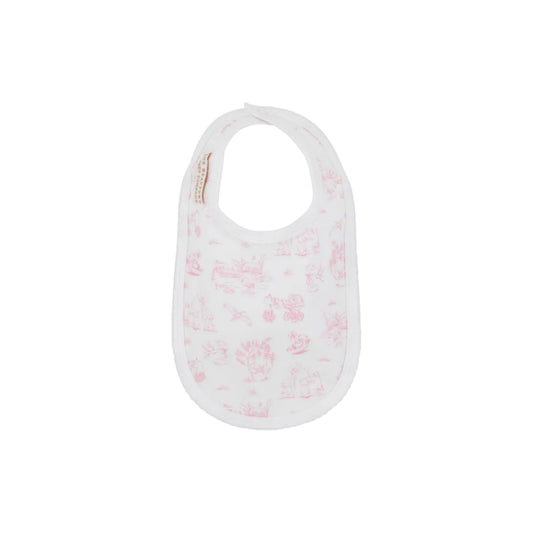 Burp Me Bib,	 Sir Propers Sweet Arrival (Hamptons Hot Pink)