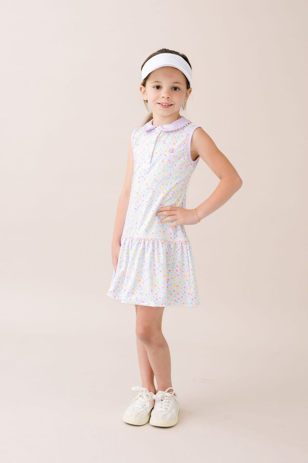 Darla Drop Waist- Sunny Day Floral, Petal Purple