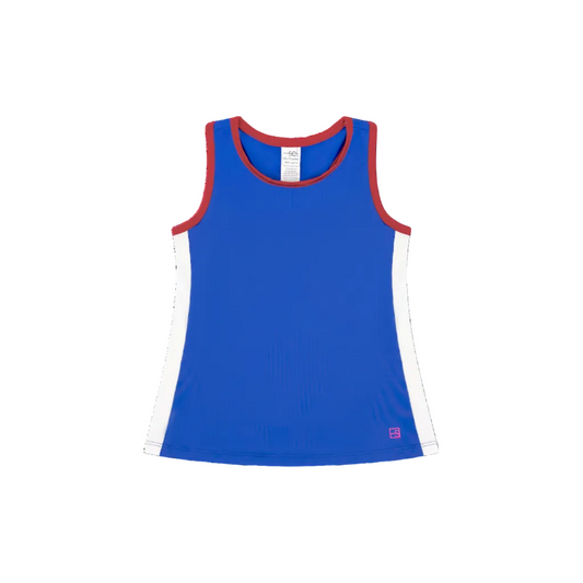 Drew Tank- Resort Royal, Pure Coconut, Candy Apple Red