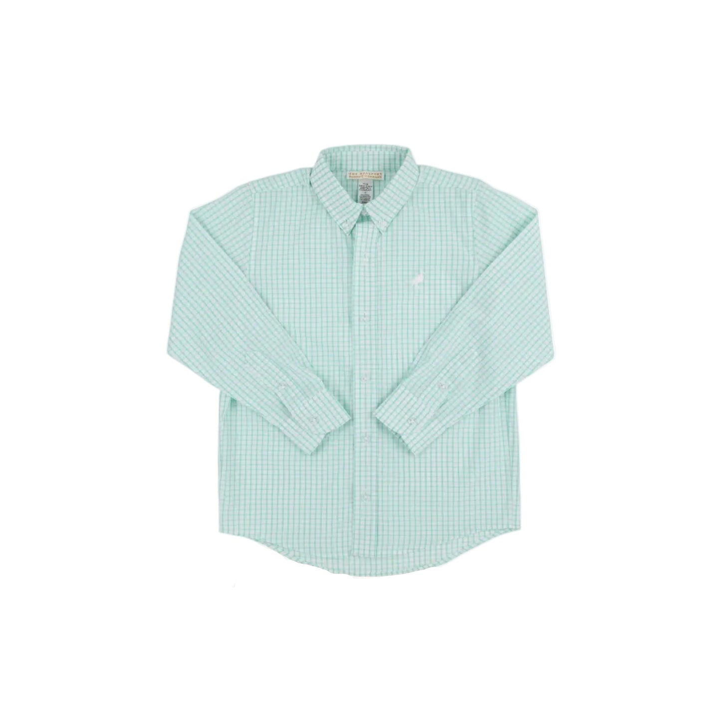 Dean's List Dress Shirt - Turks Teal Windowpane/Worth Ave White