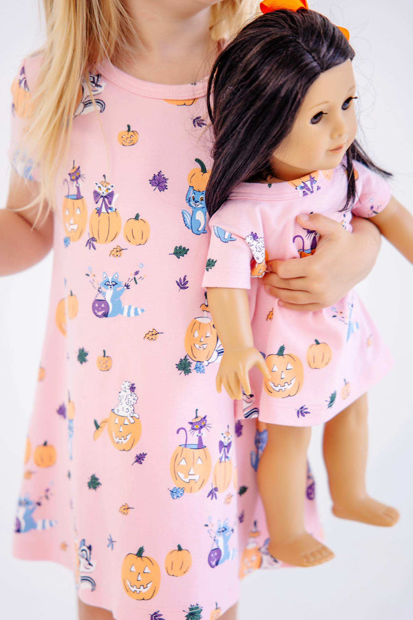 Polly Play Dress, Candy and Critters (Sandpearl Pink)
