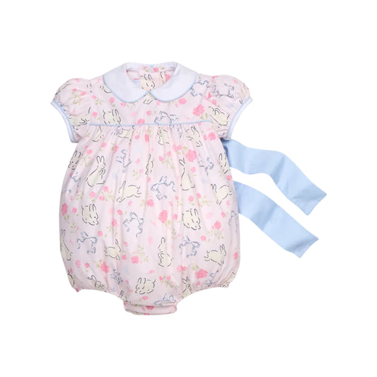 Short Sleeve Natalie Bubble- Bunny Blooms