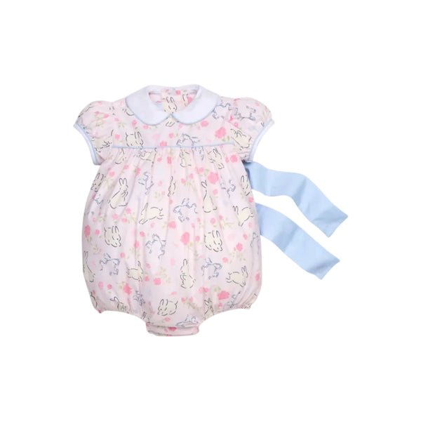 Short Sleeve Natalie Bubble- Bunny Blooms
