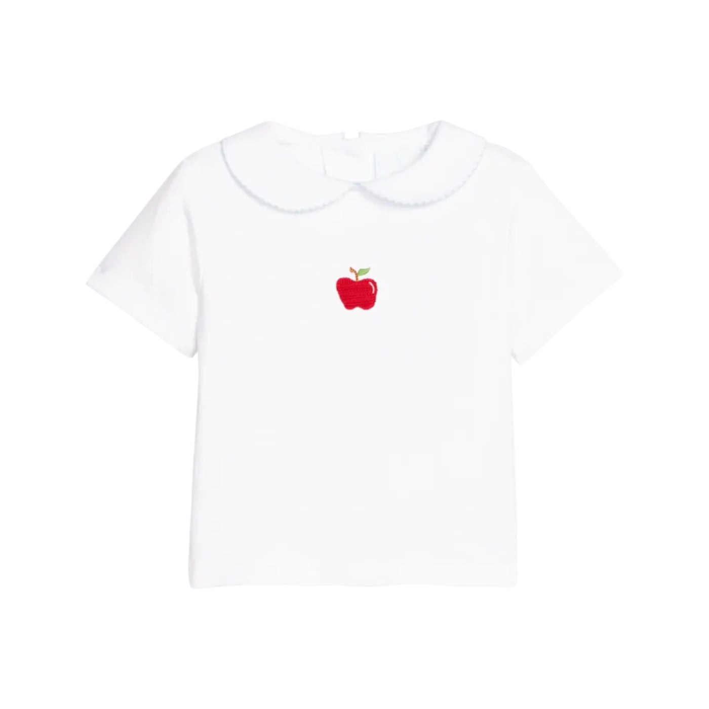 Crochet Peter Pan Shirt- Apple
