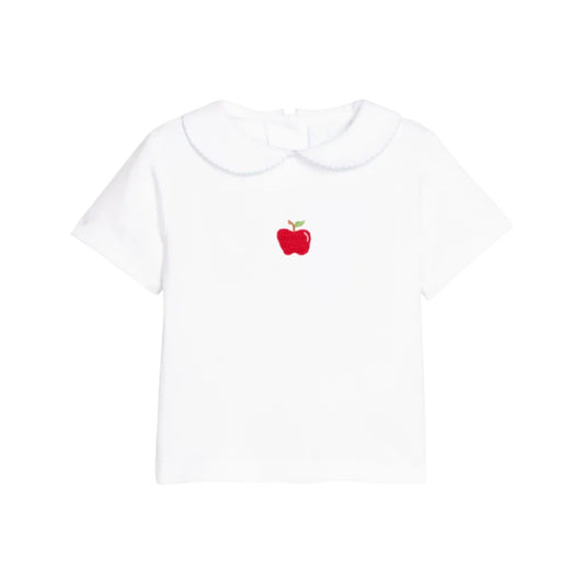 Crochet Peter Pan Shirt- Apple