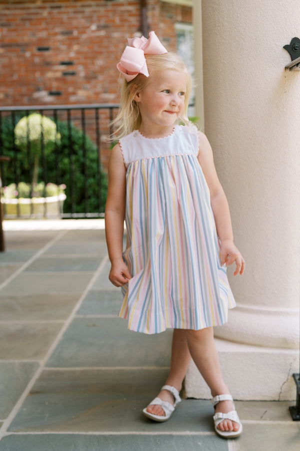 Charming Dress- Sorbet Stripe