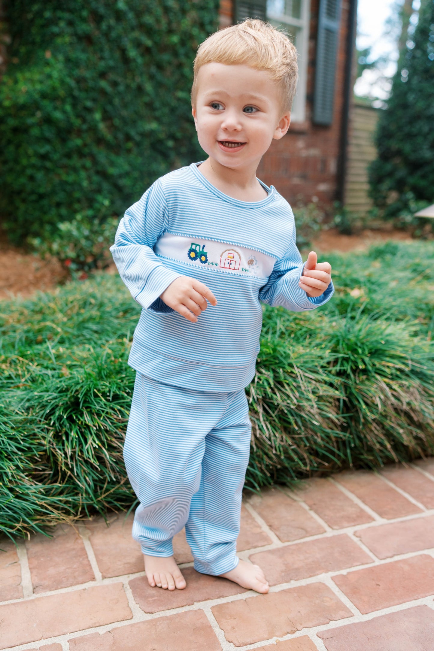 Bayou Play Set- Louisville Light Blue Ministripe Farm