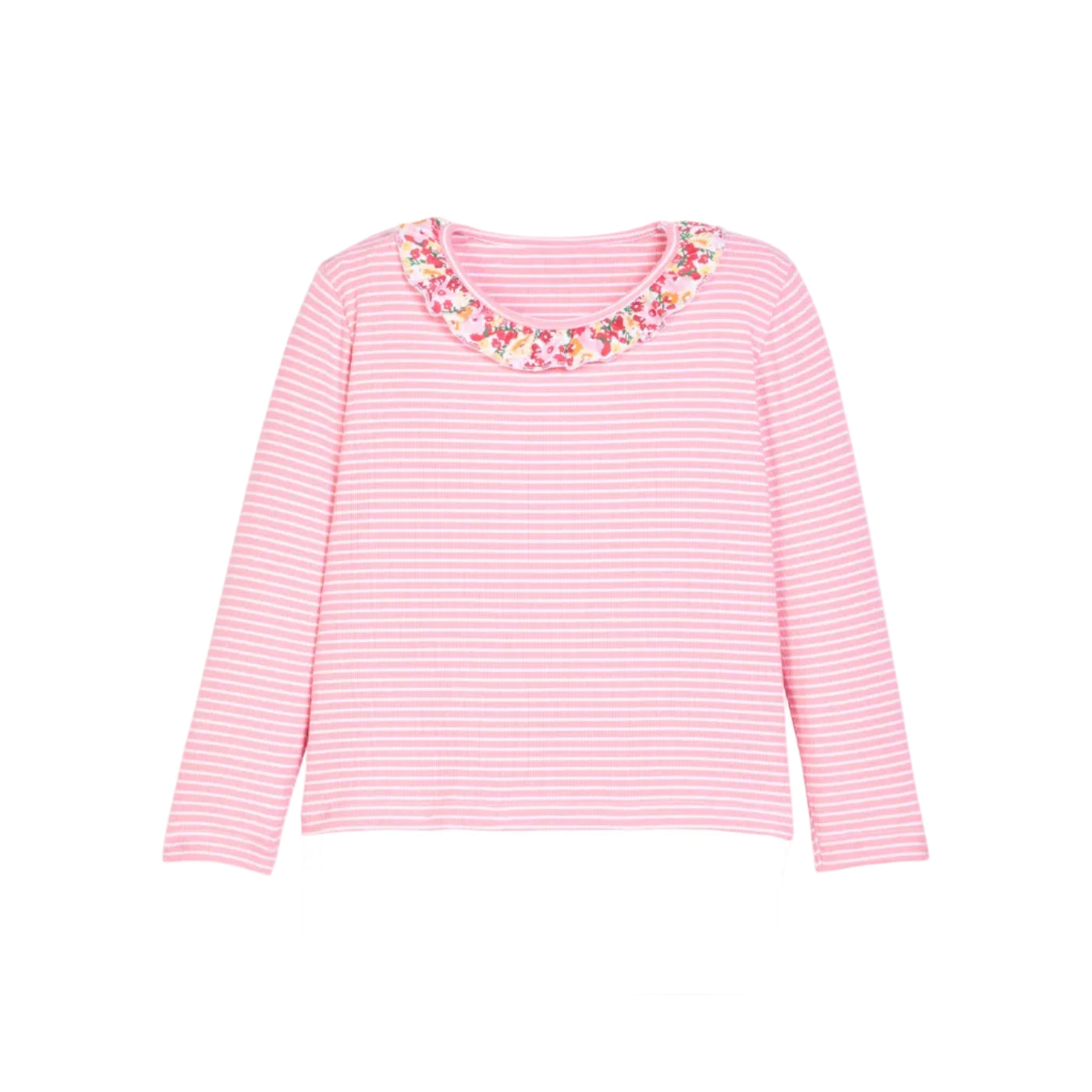 Caroline Tee, Autumn Floral Stripe