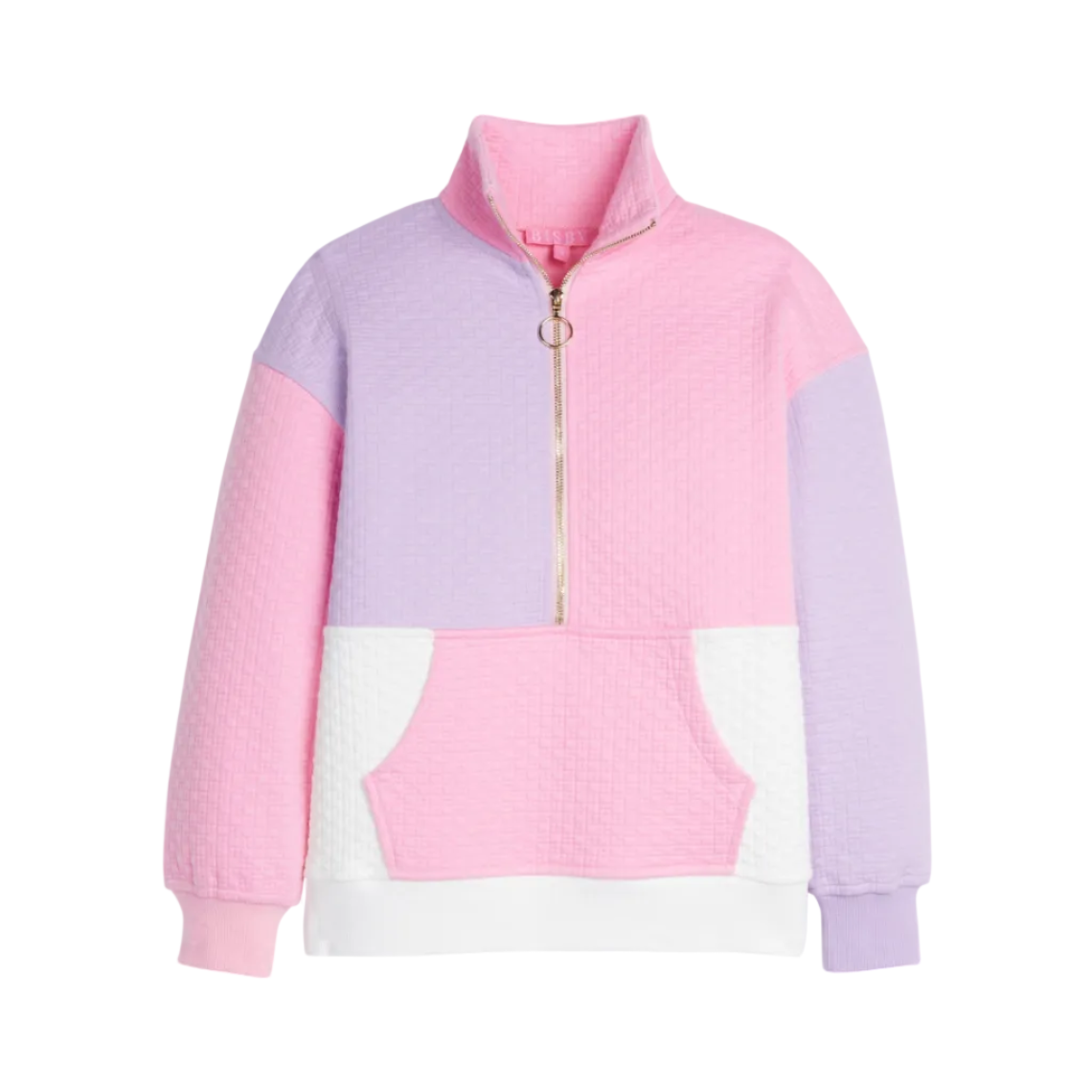 Colorblock Pullover- Pink and Lilac