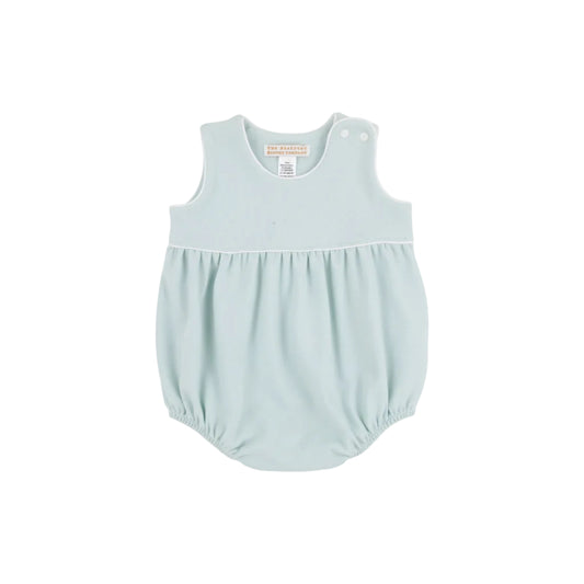 Barlett Bubble- Heavy Weight Knit, Old Greenwich Green/Worth Ave. White