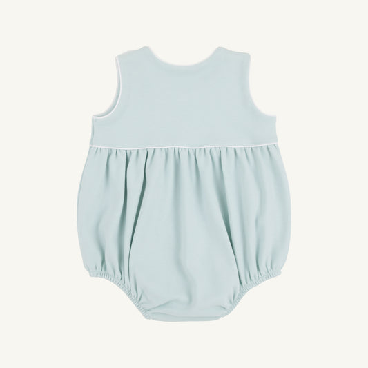 Barlett Bubble- Heavy Weight Knit, Old Greenwich Green/Worth Ave. White