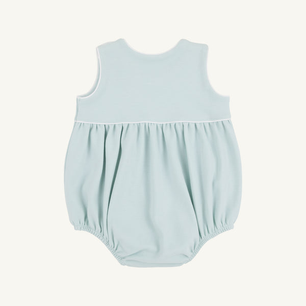 Barlett Bubble- Heavy Weight Knit, Old Greenwich Green/Worth Ave. White