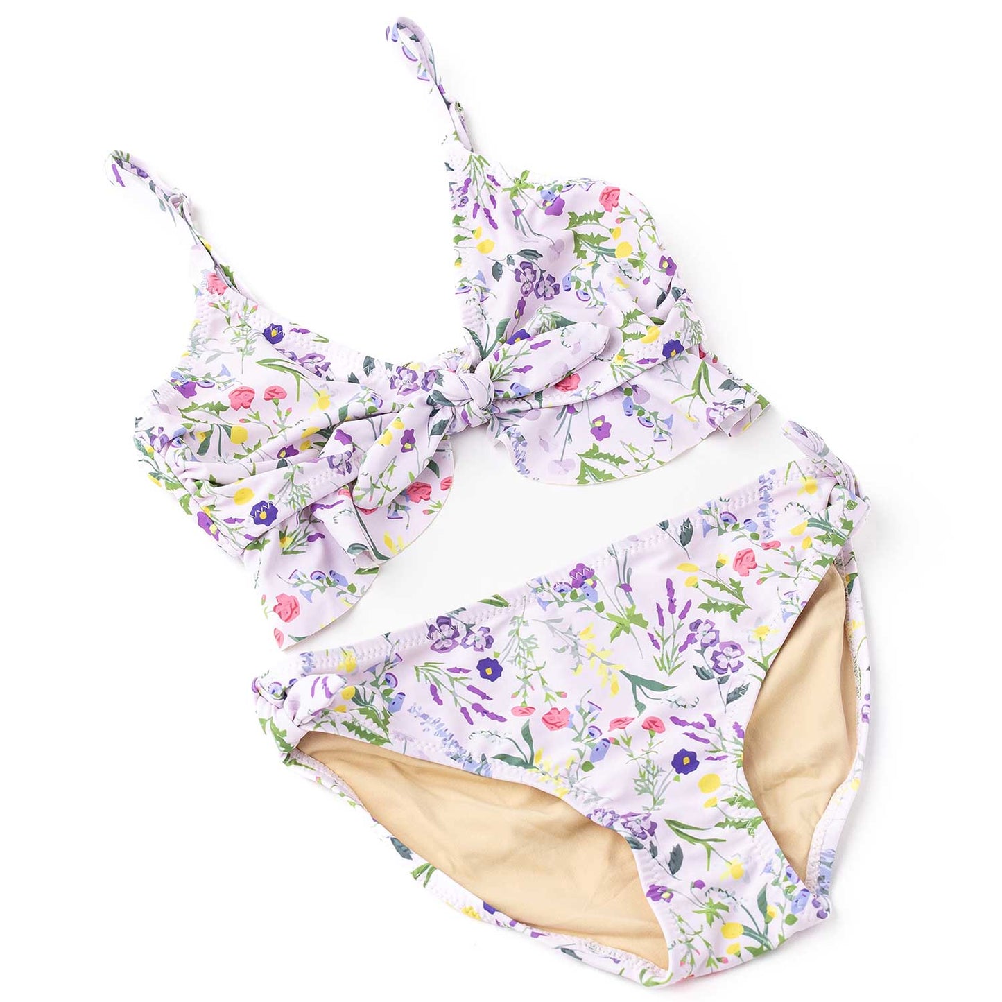 Wildflower Fields Tween Girls Ruffle Two Piece Swimsuit