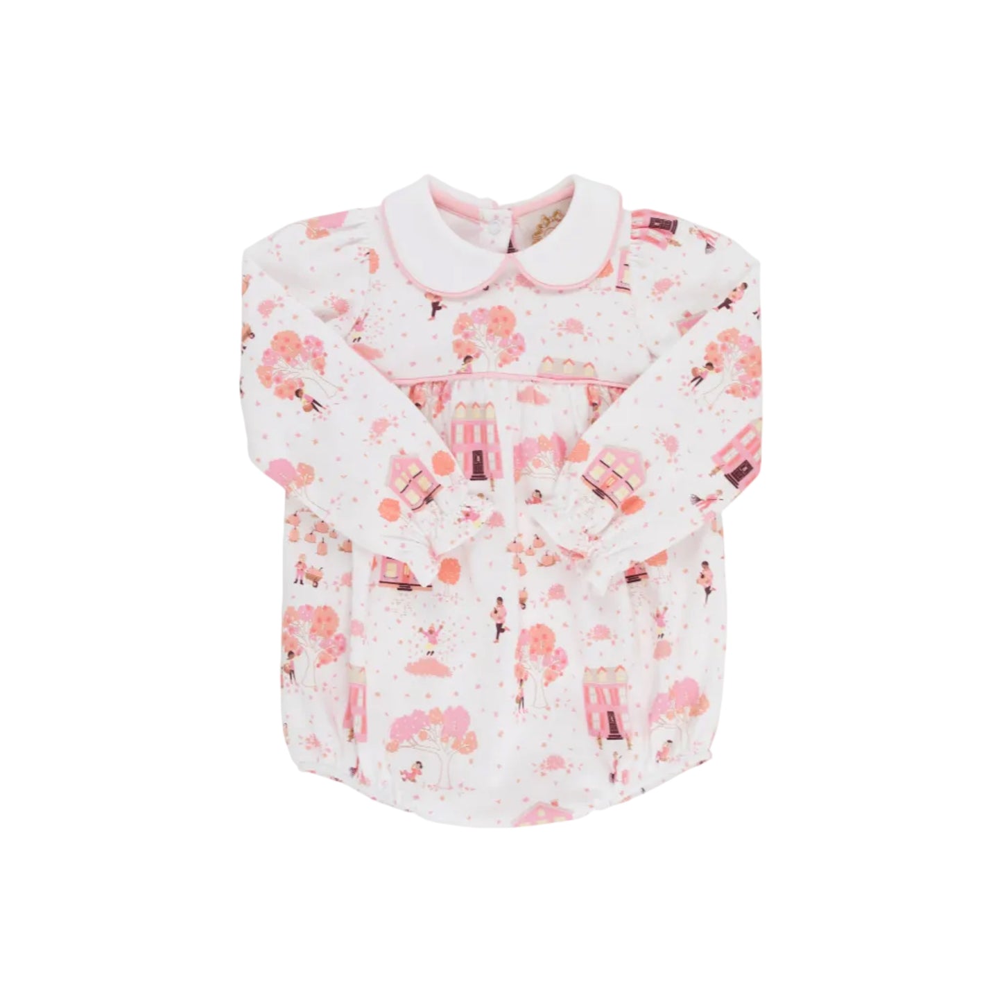 Long Sleeve Britt Bubble, Pima, Fall on Fincastle Rd/Sandpearl Pink