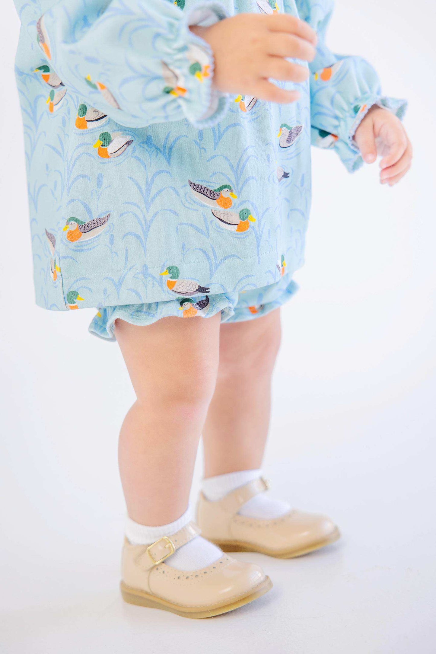 Bon Air Bloomer Set- Pima- Fine Weather for Ducks/Sarasota Sky