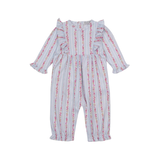 Rose Renaissance Playsuit, Light Blue
