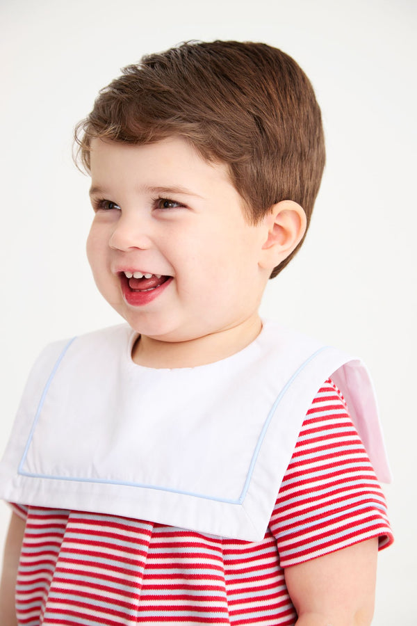 Townes Top Sail Bubble-Pima, Richmond Red/Beale St Blue and Worth Ave White