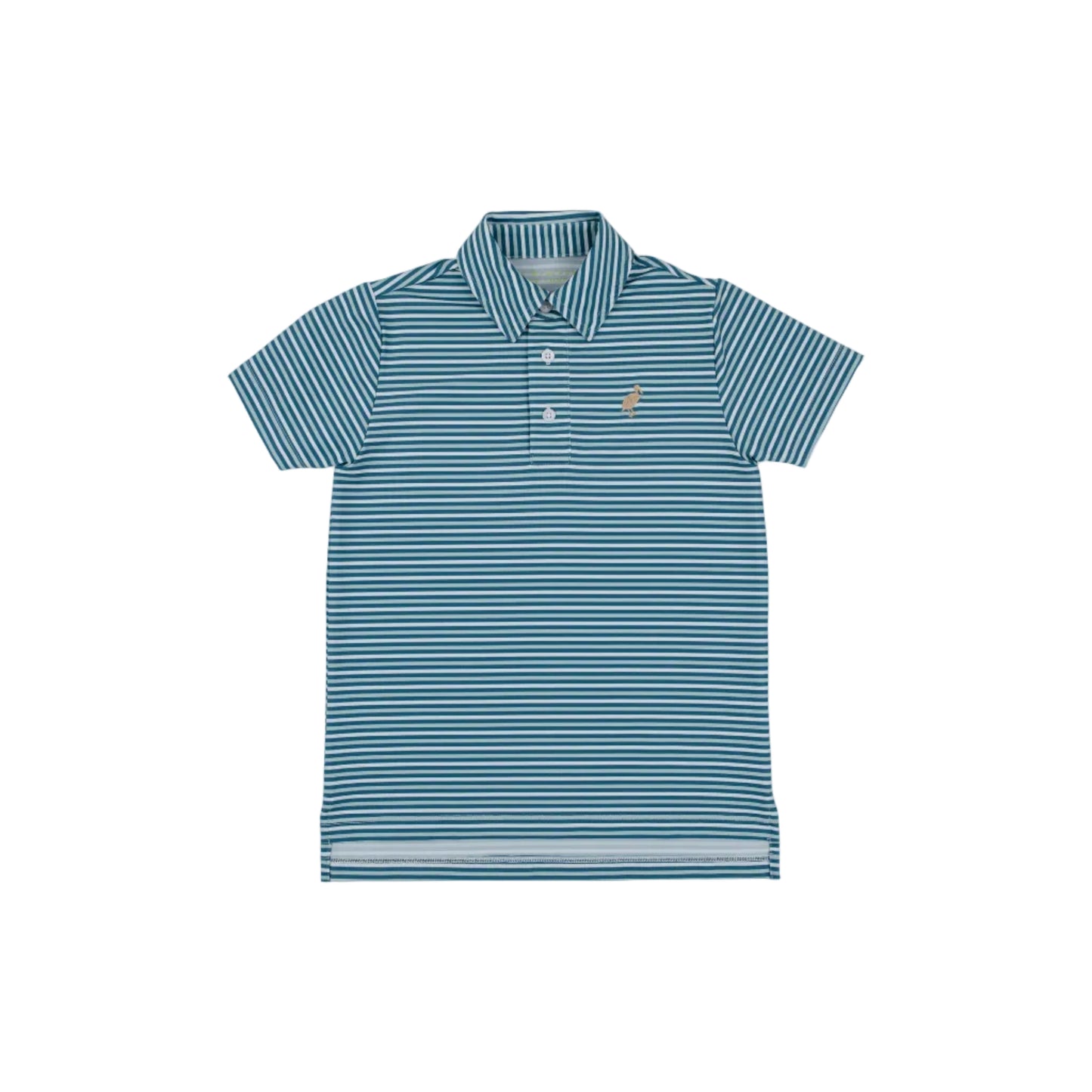 Prepletic Prim and Proper Polo, Sumner County Stripe (Barnsley Blue)/Keeneland Khaki