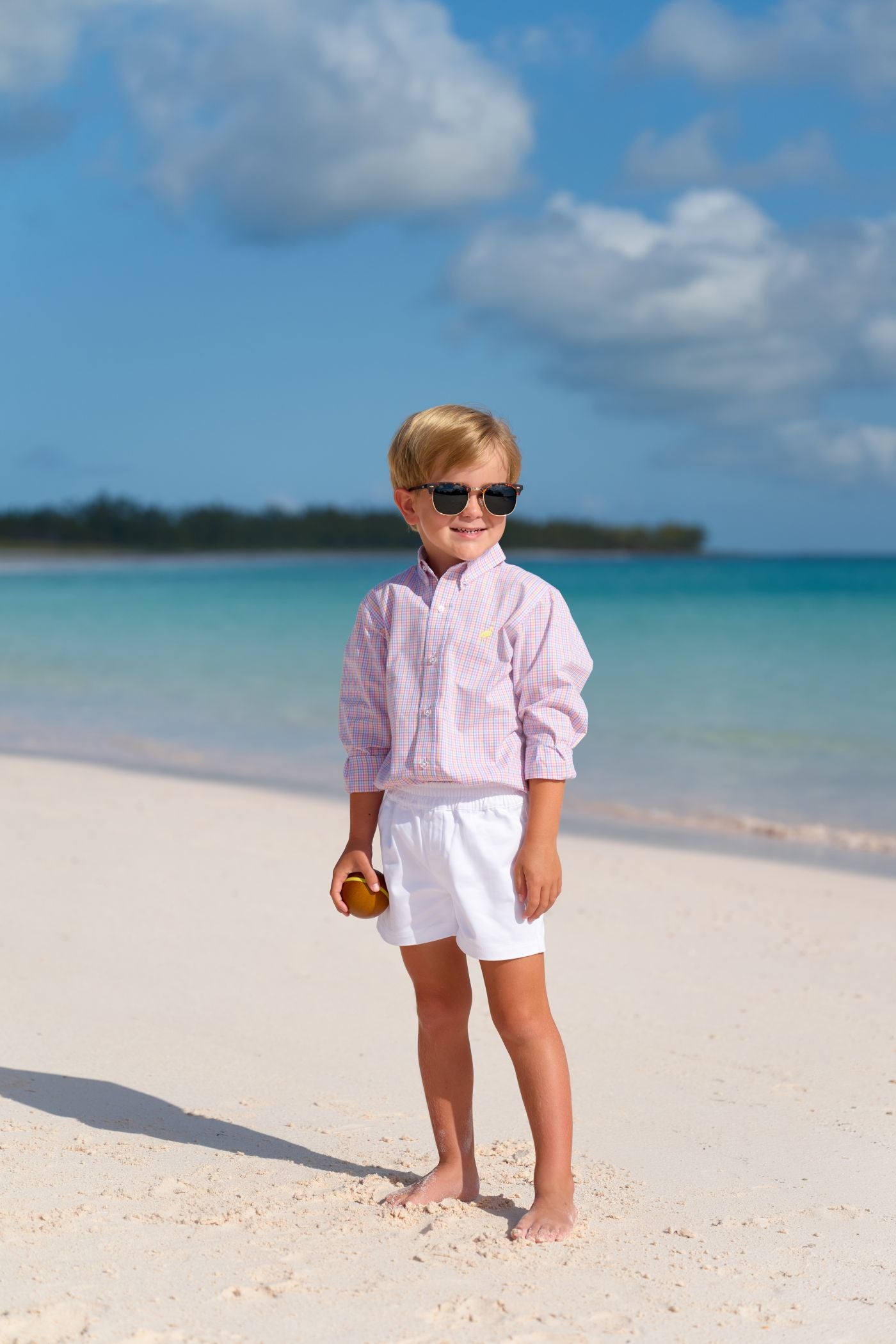 Dean's List Dress Shirt Woodstock Park Plaid/Lake Worth Yellow