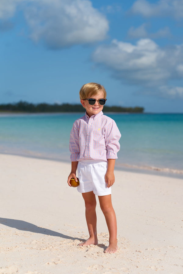 Dean's List Dress Shirt Woodstock Park Plaid/Lake Worth Yellow