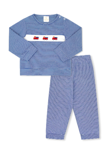 Bayou Play Set- Royal Ministripe- Firetruck