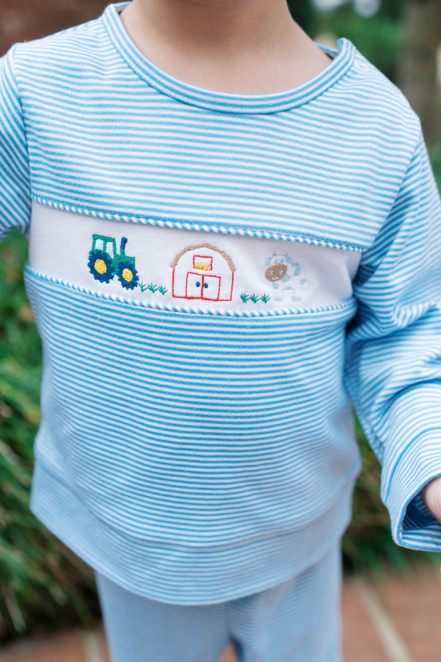 Bayou Play Set- Louisville Light Blue Ministripe Farm