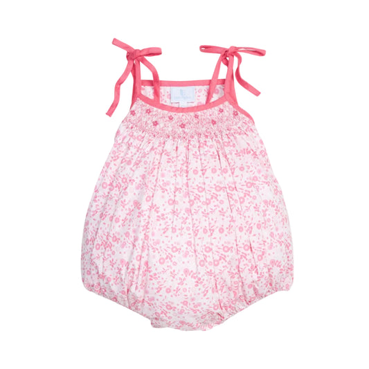 Smocked Tie Shoulder Bubble- Azalea Avenue