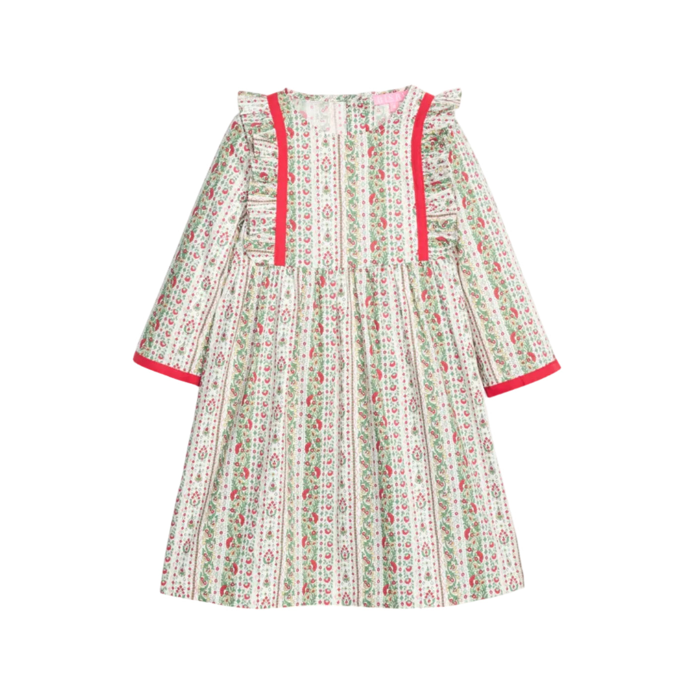 Porto Dress, St. Moritz Floral Stripe