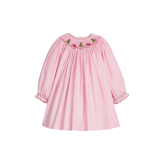 Smocked Bishop Dress - Holly Days