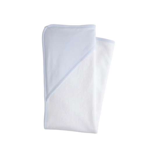 Hooded Towel - Blue Stripe
