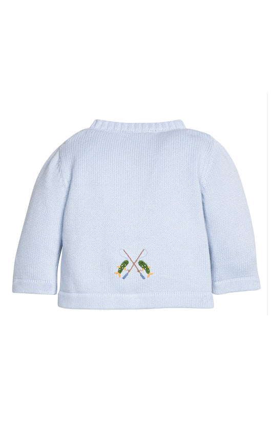 Crochet Cardigan- Fishing Rod
