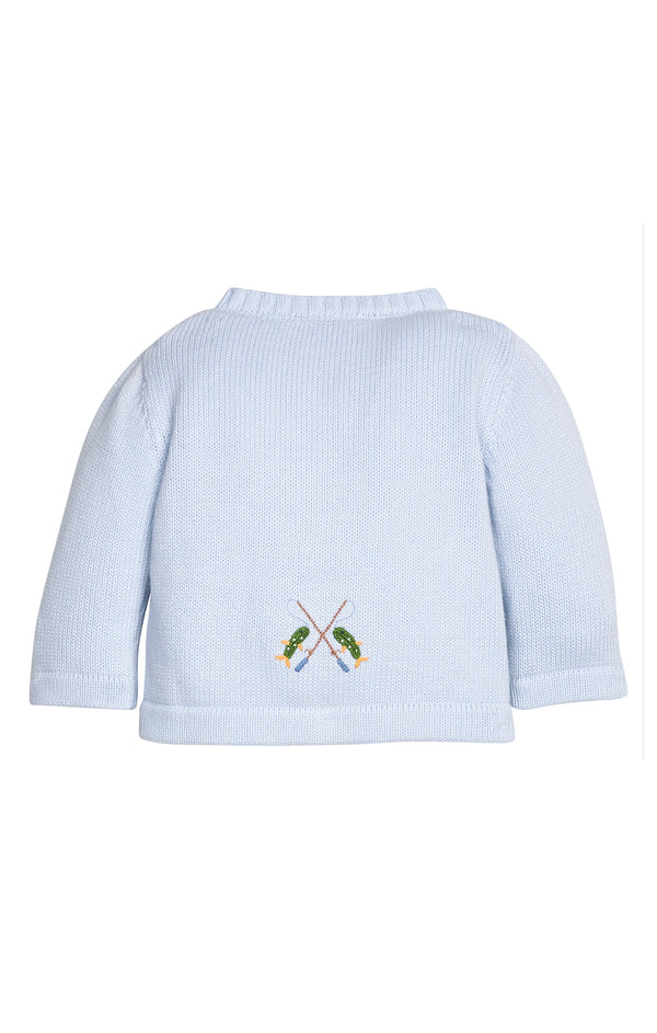 Crochet Cardigan- Fishing Rod