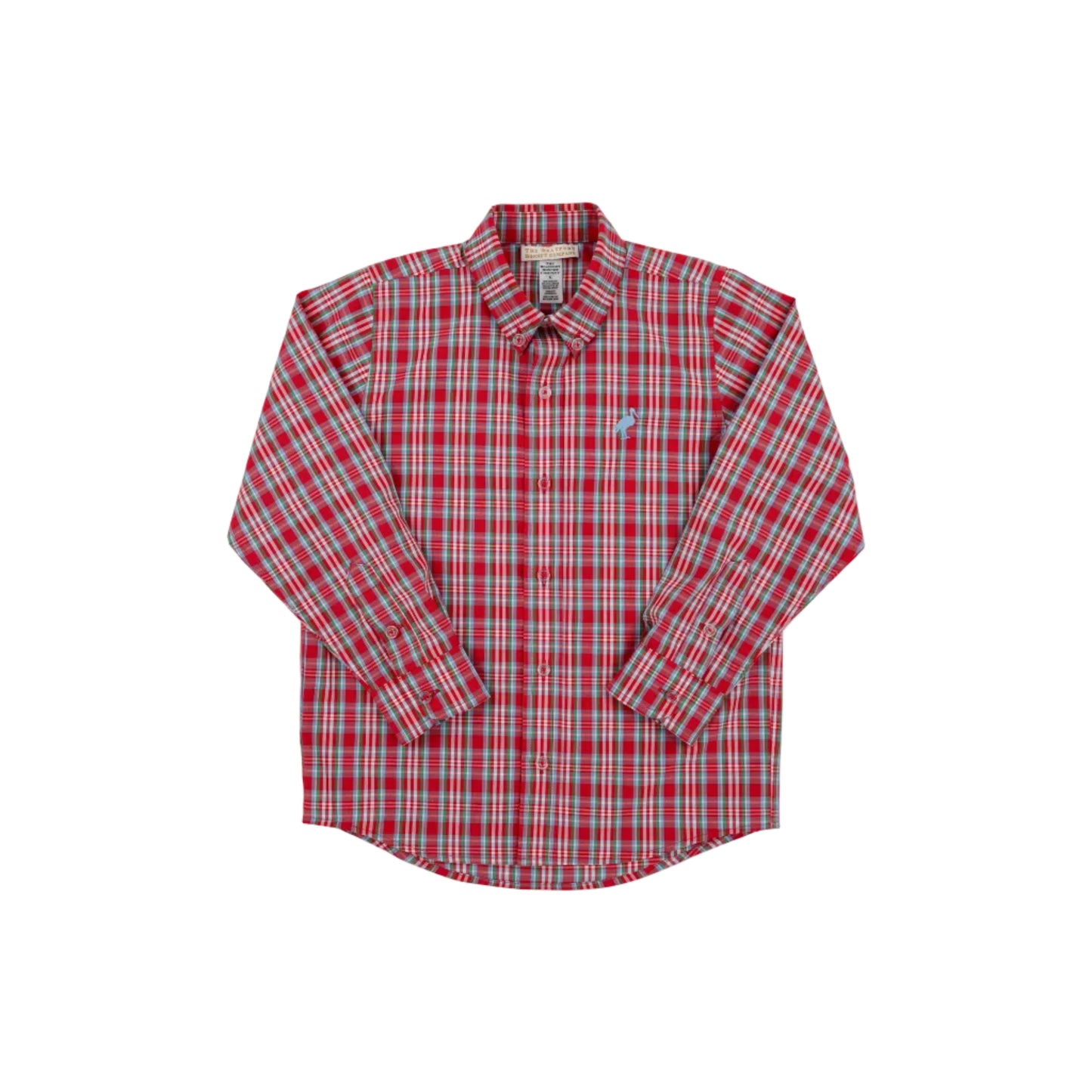 Deans List Dress Shirt, Woodspoint Plaid/Barrington Blue