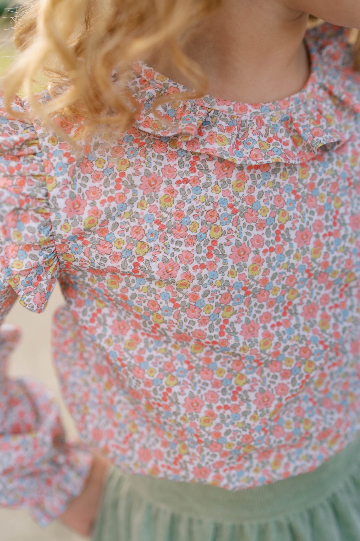 Autumn Garden Scallop Skirt Set
