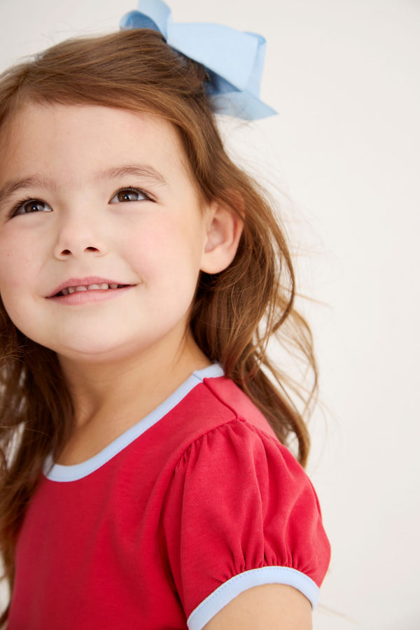 Penny's Play Shirt, Richmond Red/Beale Street Blue