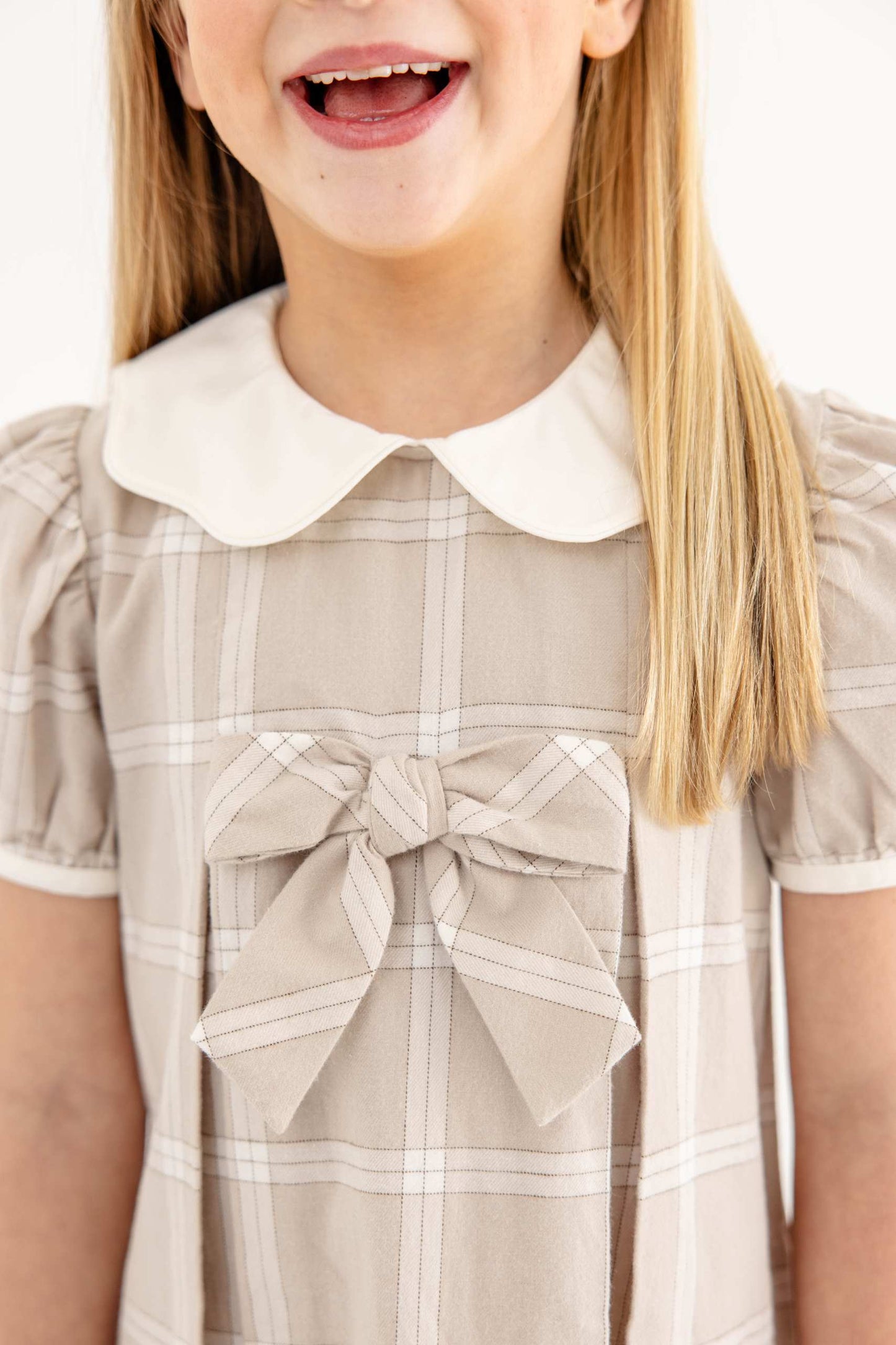 Francene Frock, Thompson Park Plaid/Palmetto Pearl