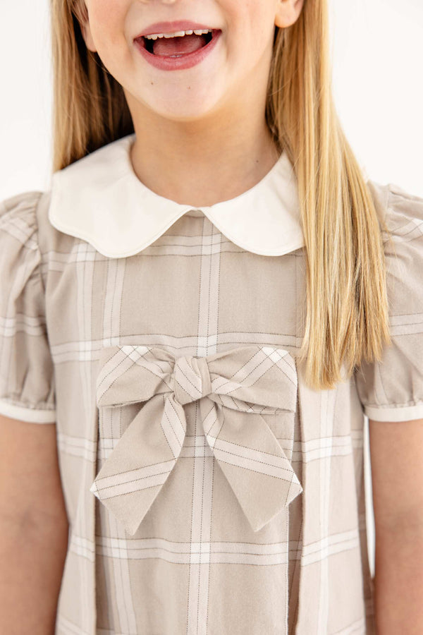 Francene Frock, Thompson Park Plaid/Palmetto Pearl