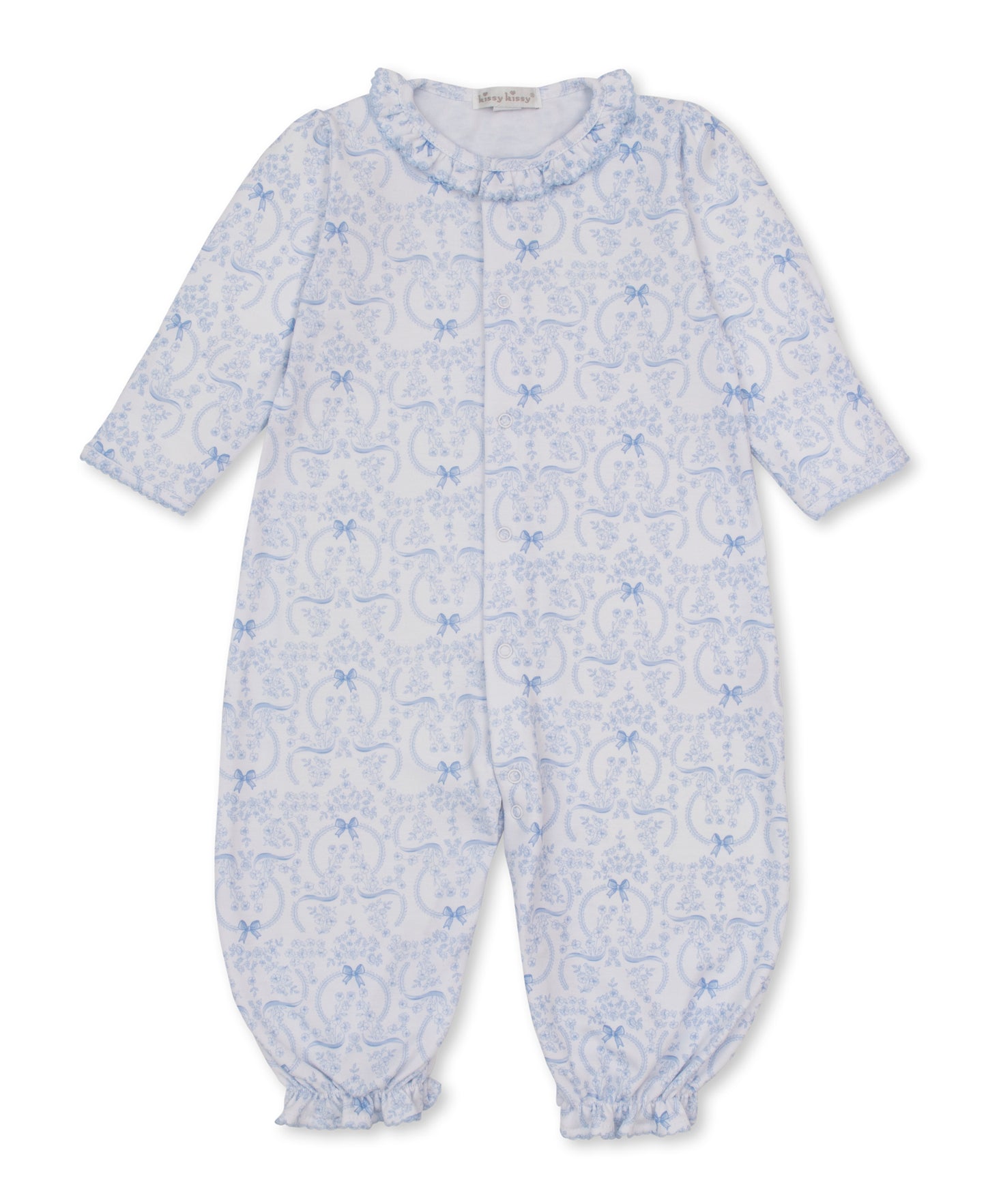 Delicate Bloomi- Conv Gown PRT- Light Blue